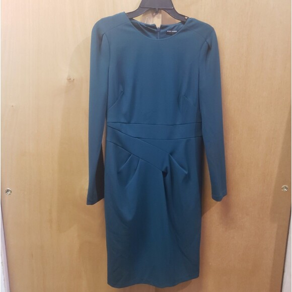 Maggy London Teal Blue sheath dress Sz 8 GREAT CONDITION! - Picture 1 of 6